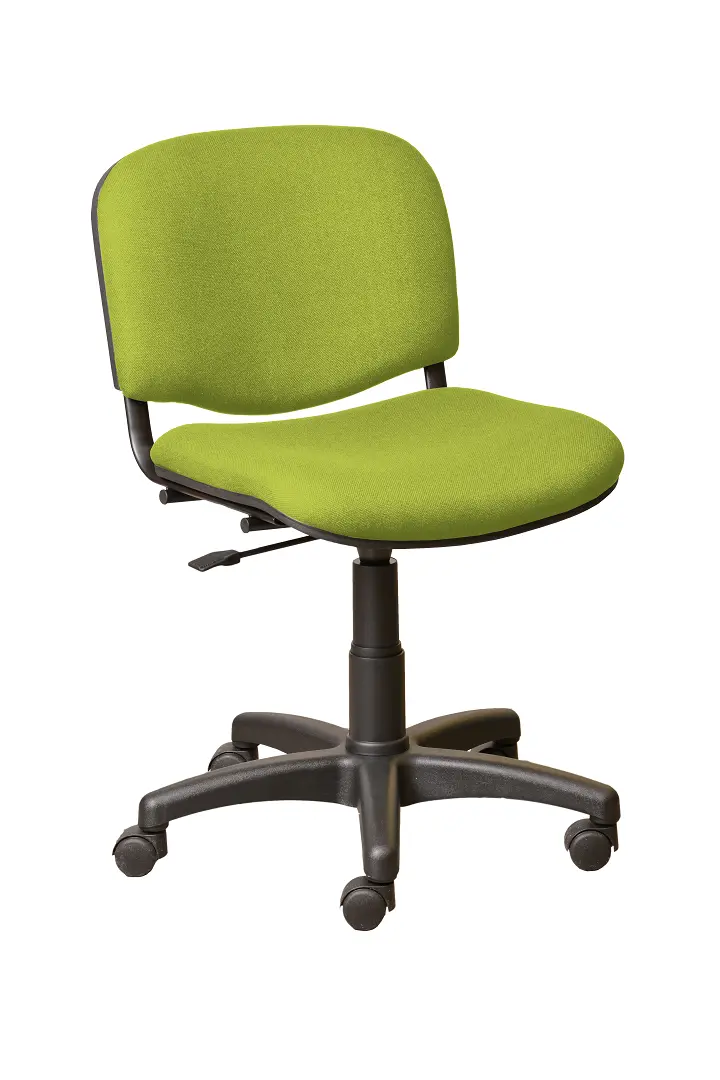 JULIE - 1  židle čalouněná, bez područek a stolku, BONDAI BN17 (7032) - látka zelinkavá